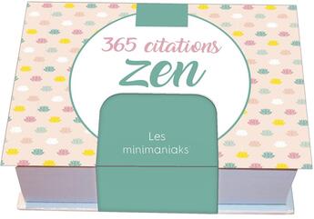 Couverture du livre « 365 citations zen » de  aux éditions Editions 365