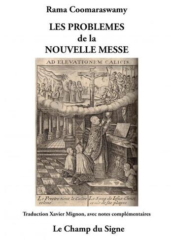 Couverture du livre « Les Problème de la Nouvelle Messe » de Rama Coomaraswamy aux éditions Thebookedition.com