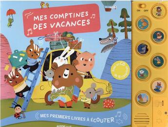 Couverture du livre « Mes comptines des vacances » de Maria Neradova aux éditions Philippe Auzou