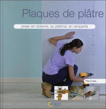 Couverture du livre « Plaques de plâtre » de Alain Thiebaut aux éditions Saep
