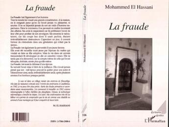 Couverture du livre « La fraude » de Mohammed El Hassani aux éditions L'harmattan