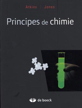 Couverture du livre « Principes de chimie » de Atkins aux éditions De Boeck Superieur