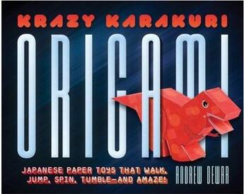 Couverture du livre « Krazy karakuri origami kit » de Dewar Andrew aux éditions Tuttle