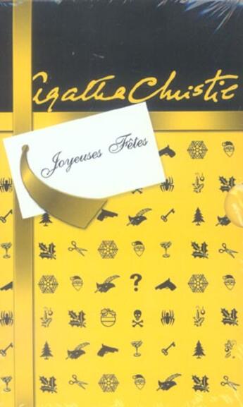 Couverture du livre « Agatha Christie ; coffret noël 2005 » de Agatha Christie aux éditions Editions Du Masque