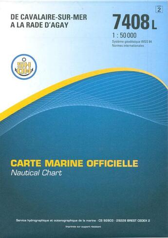 Couverture du livre « 7408l de cavalaire/mer a rade d'agay » de  aux éditions Epshom