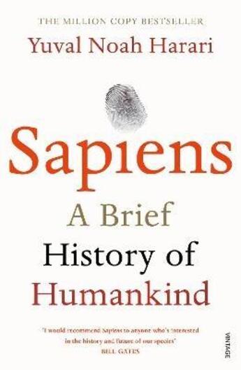 Couverture du livre « SAPIENS » de Yuval Noah Harari aux éditions Random House Uk