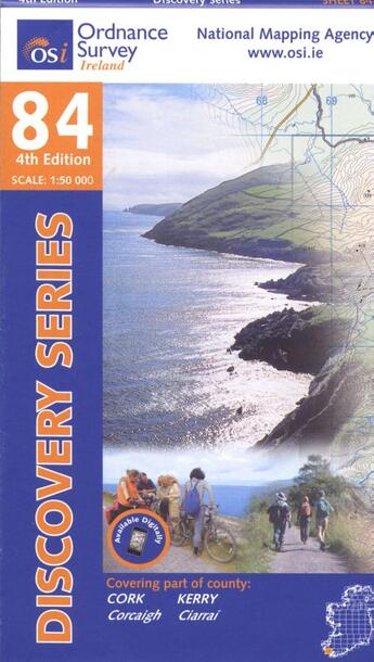 Couverture du livre « Cork / Kerry » de  aux éditions Ordnance Survey