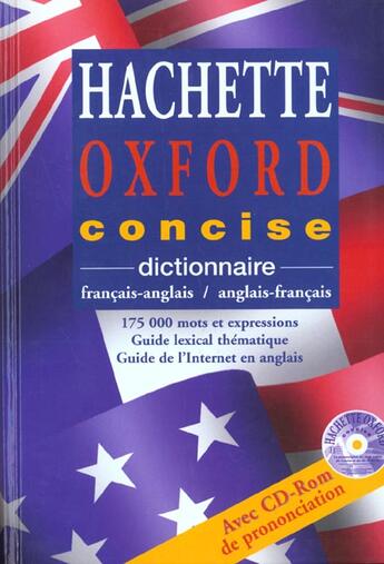 Couverture du livre « Dictionnaire Hachette Oxford ; Concise ; Anglais-Francais Francais-Anglais » de Hachette Education aux éditions Hachette Education