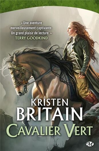 Couverture du livre « Cavalier vert Tome 1 » de Kristen Britain aux éditions Bragelonne