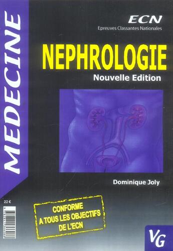 Couverture du livre « Nephrologie » de Dominique Joly aux éditions Vernazobres Grego