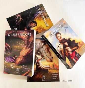 Couverture du livre « LOT 4 LIVRES QUETES PRIMAIRE » de Céline Mouret Corazza aux éditions Creer