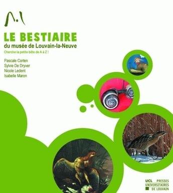 Couverture du livre « Le bestiaire » de Corten aux éditions Pu De Louvain