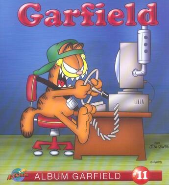 Couverture du livre « Garfield t.11 » de Jim Davis aux éditions Presses Aventure