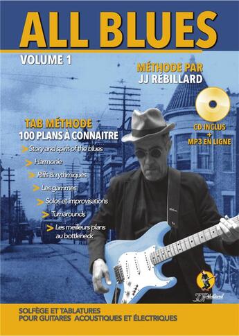 Couverture du livre « All blues méthode v.1 » de Thomas Hammje et Jean-Jacques Rebillard aux éditions Jj Rebillard