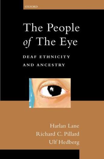 Couverture du livre « The People of the Eye: Deaf Ethnicity and Ancestry » de Hedberg Ulf aux éditions Oxford University Press Usa