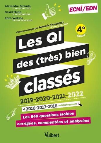 Couverture du livre « Les questions isolées des (très) bien classés 2016-2022 : les 840 QI corrigées et commentées » de Aymeric Rouchaud et David Mutin et Enzo Vedrine et Alexandre Giraudo aux éditions Vuibert