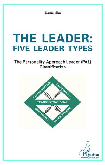 Couverture du livre « The leader : five leader types ; the personality approach leader (PAL) classification » de Daniel Shu aux éditions L'harmattan