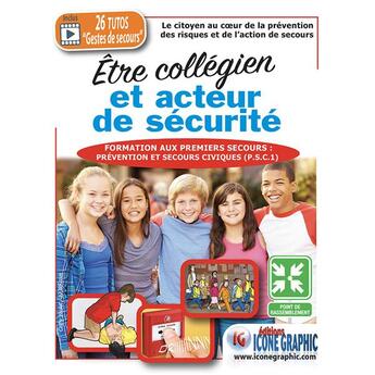 Couverture du livre « Livre psc1 college - livre 