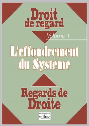 Couverture du livre « L'effondrement du systeme » de  aux éditions Synthese Nationale