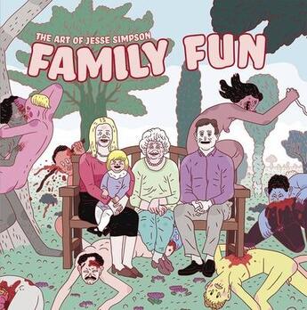 Couverture du livre « The art of Jesse Simpson : family fun » de Jesse Simpson aux éditions Mansion Press