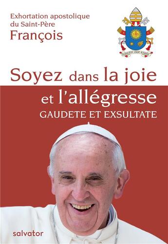 Couverture du livre « Exhortation apostolique ; à l'occasion du 25e anniversaire du catéchisme de l'Eglise catholique » de Pape Francois aux éditions Salvator