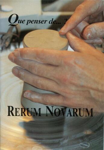 Couverture du livre « Rerum novarum » de Charles Delhez aux éditions Fidelite