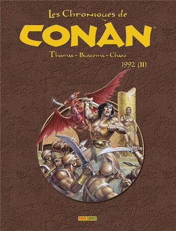 Couverture du livre « Les chroniques de Conan : Intégrale vol.34 : 1992 t.2 » de Chuck Dixon et Gerry Conway aux éditions Panini