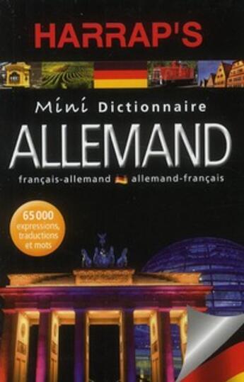 Couverture du livre « Mini dictionnaire Harrap's ; allemand-français/français-allemand (édition 2010) » de  aux éditions Larousse