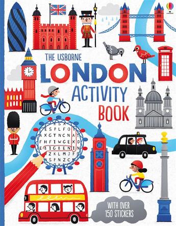 Couverture du livre « London activity book » de Lucy Bowman aux éditions Usborne