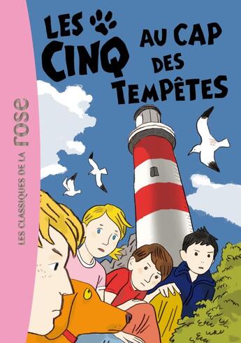 Couverture du livre « Le Club des Cinq t.23 ; les Cinq au cap des tempêtes » de Claude Voilier aux éditions Hachette Jeunesse