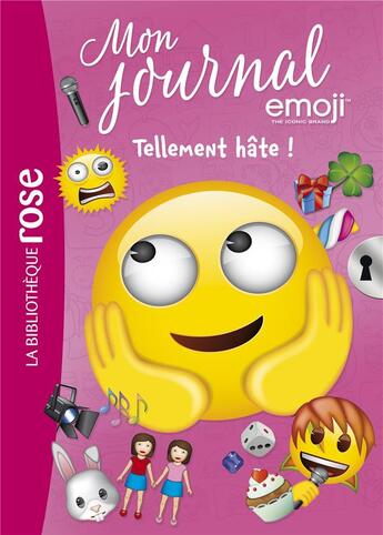 Couverture du livre « Emoji, mon journal Tome 10 : tellement hâte ! » de Catherine Kalengula aux éditions Hachette Jeunesse