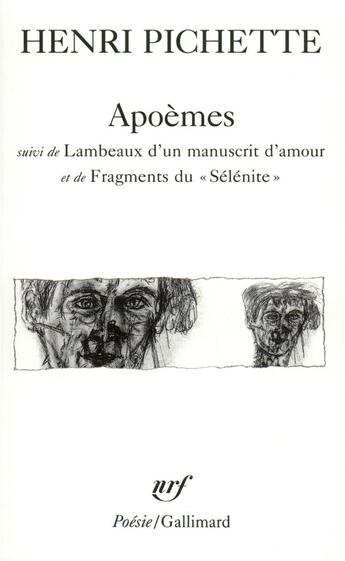 Couverture du livre « Apoèmes / lambeaux d'un manuscrit d'amour / fragments du 