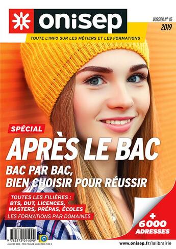 Couverture du livre « Apres le bac (édition 2019) » de  aux éditions Onisep