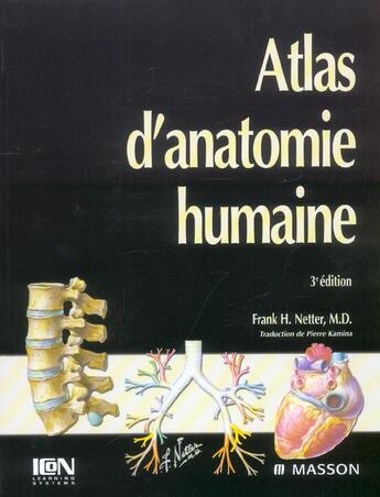 Couverture du livre « Atlas D'Anatomie Humaine » de Netter aux éditions Elsevier-masson