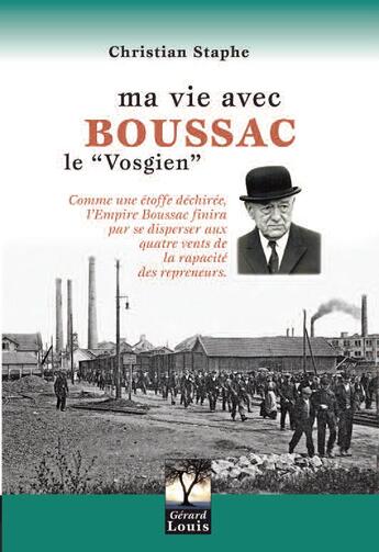 Couverture du livre « Ma vie avec Boussac le 