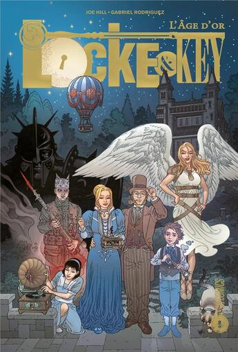 Couverture du livre « Locke & Key Tome 7 : l'âge d'or » de Joe Hill et Gabriel Rodriguez aux éditions Hicomics