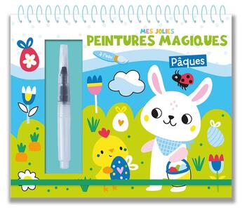 Couverture du livre « Mes jolies peintures magiques : Pâques » de Atelier Cloro aux éditions 1 2 3 Soleil