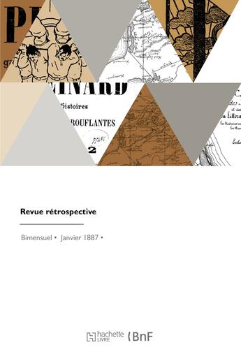 Couverture du livre « Revue rétrospective » de Paul Cottin aux éditions Hachette Bnf