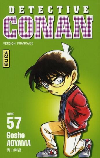 Couverture du livre « Détective Conan Tome 57 » de Gosho Aoyama aux éditions Kana