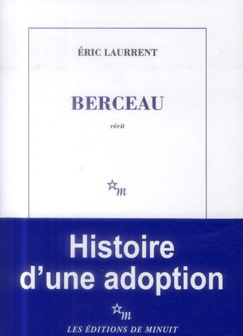 Couverture du livre « Berceau » de Eric Laurrent aux éditions Minuit