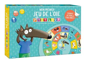 Couverture du livre « P'tit loup - mon premier jeu de l'oie - ne » de  aux éditions Philippe Auzou