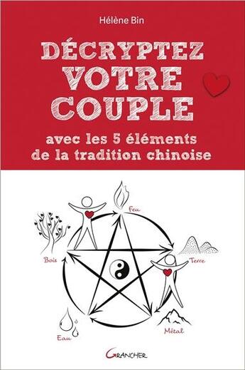 Couverture du livre « Décryptez votre couple avec les 5 éléments de la tradition chinoise » de Helene Bin aux éditions Grancher