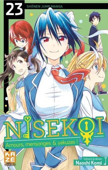 Couverture du livre « Nisekoi - amours, mensonges et yakusas ! t.23 » de Naoshi Komi aux éditions Crunchyroll