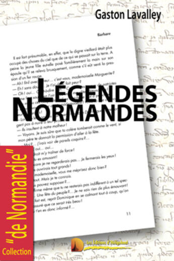 Couverture du livre « Légendes Normandes » de Gaston Lavalley aux éditions Heligoland