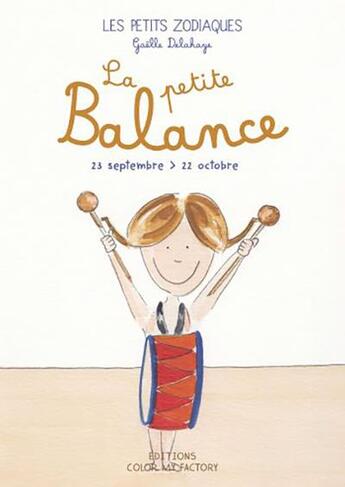 Couverture du livre « La petite balance » de Gaelle Delahaye aux éditions Color My Factory