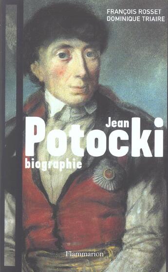 Couverture du livre « Jean potocki » de Francois Rosset aux éditions Flammarion