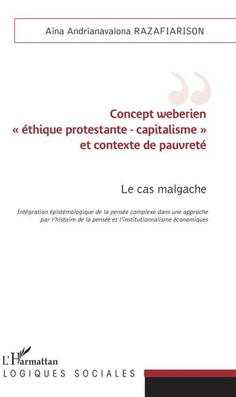 Couverture du livre « Concept weberien 