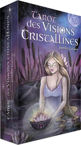 Couverture du livre « Tarot des visions cristallines » de Jennifer Galasso aux éditions Exergue