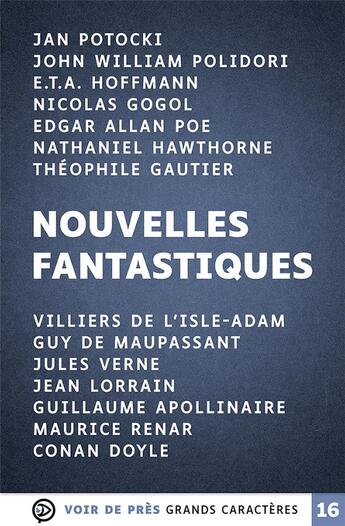 Couverture du livre « Nouvelles fantastiques » de  aux éditions Voir De Pres