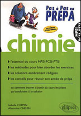 Couverture du livre « Chimie mpsi-pcsi-ptsi » de Chemin aux éditions Ellipses